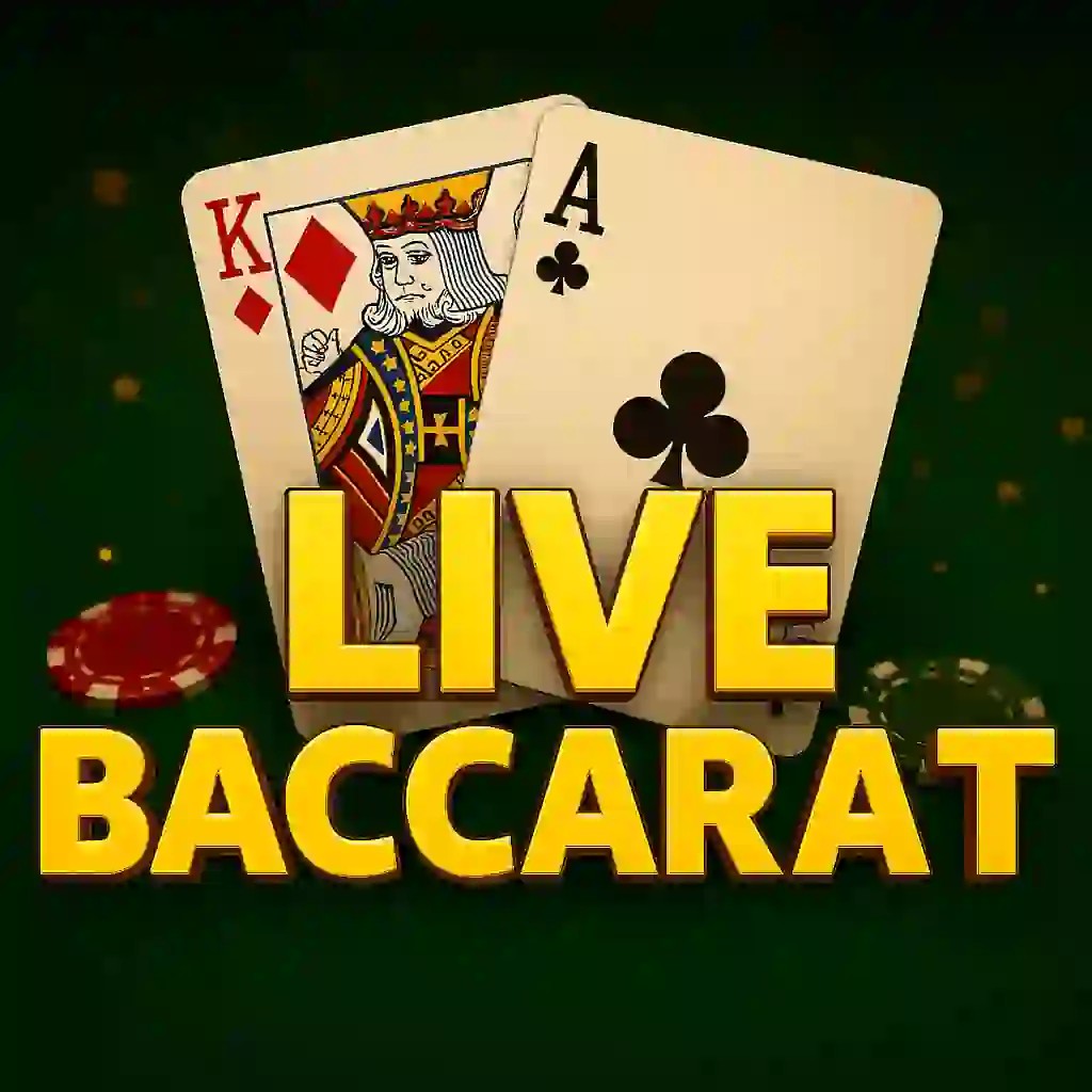 Live Baccarat game by Evolution – logo hosted on Lanista Casino