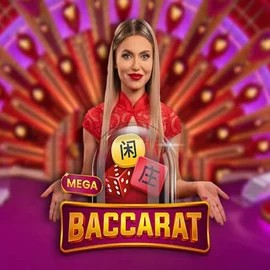 Mega Baccarat logo by Pragmatic Play Lanista Casino